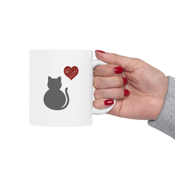 Cat Heart Mug