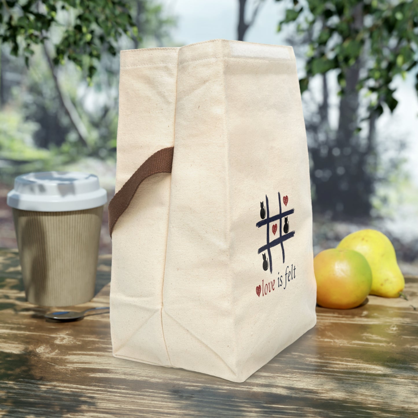 Tic Tac Cat Lunch Bag