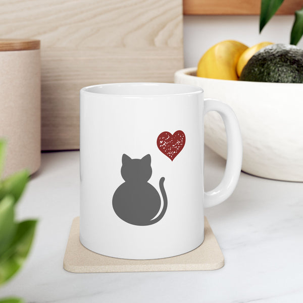 Cat Heart Mug
