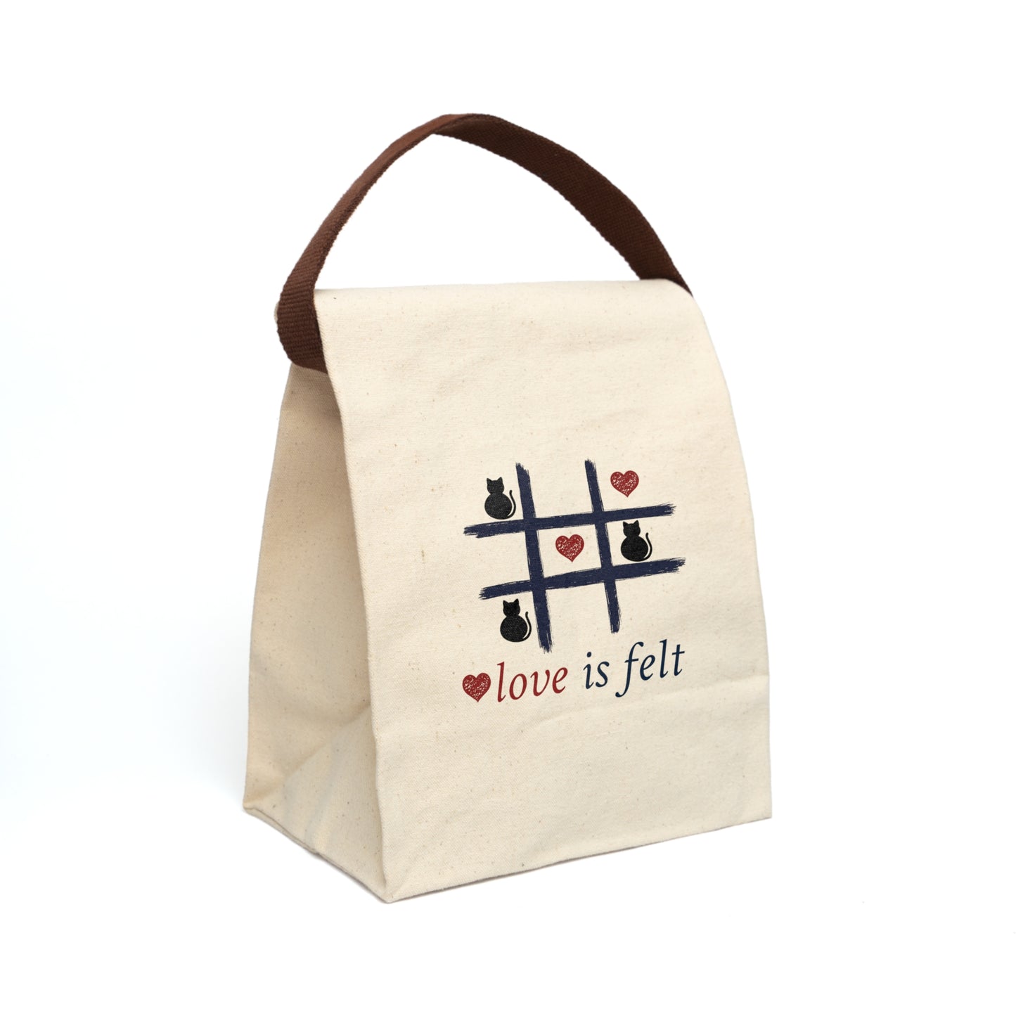 Tic Tac Cat Lunch Bag