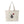 Canvas Tote — Grey Cat Heart Zippered Tote Bag