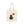 Black Cat and Heart Cotton Canvas Tote Bag