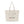 Canvas Tote — Grey Cat Heart Zippered Tote Bag