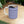 Heart Blue Striped Ceramic Mug — Classic Blue Nautical -Stripe Coffee Cup (11oz )