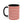 Red Stripes with Black Dog Mug