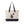 Canvas Tote — Grey Cat Heart Zippered Tote Bag