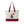 Canvas Tote — Grey Cat Heart Zippered Tote Bag