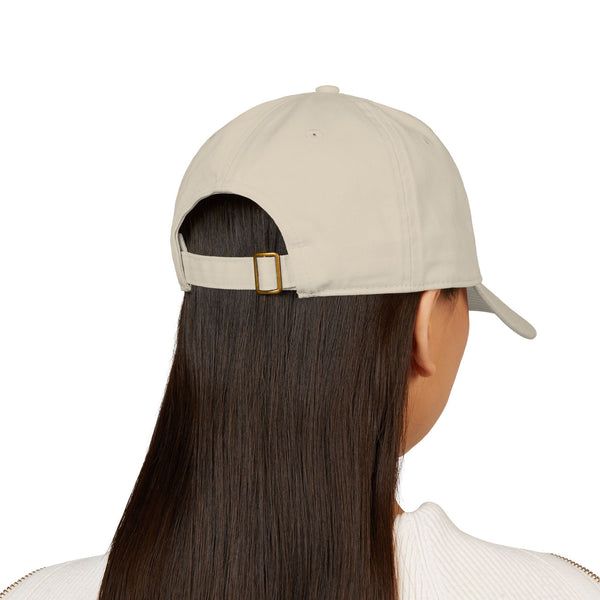 Grey Cat Embroidered Baseball Cap – Soft Organic Cotton