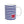 Heart Blue Striped Ceramic Mug — Classic Blue Nautical -Stripe Coffee Cup (11oz )
