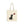 Dog and Heart Cotton Canvas Tote Bag