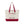 Canvas Tote — Grey Cat Heart Zippered Tote Bag