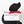 A black felt dog-shaped coaster set with a red ribbon bow, shown in front of a white gift box labeled 'love is felt' and 'Studio B. Collabs' on a clean white background.