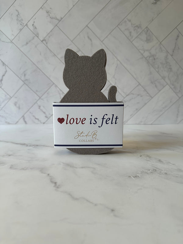 WIP Cat Coaster Set of 4